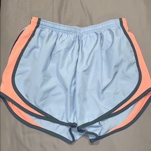 Baby blue Nike shorts